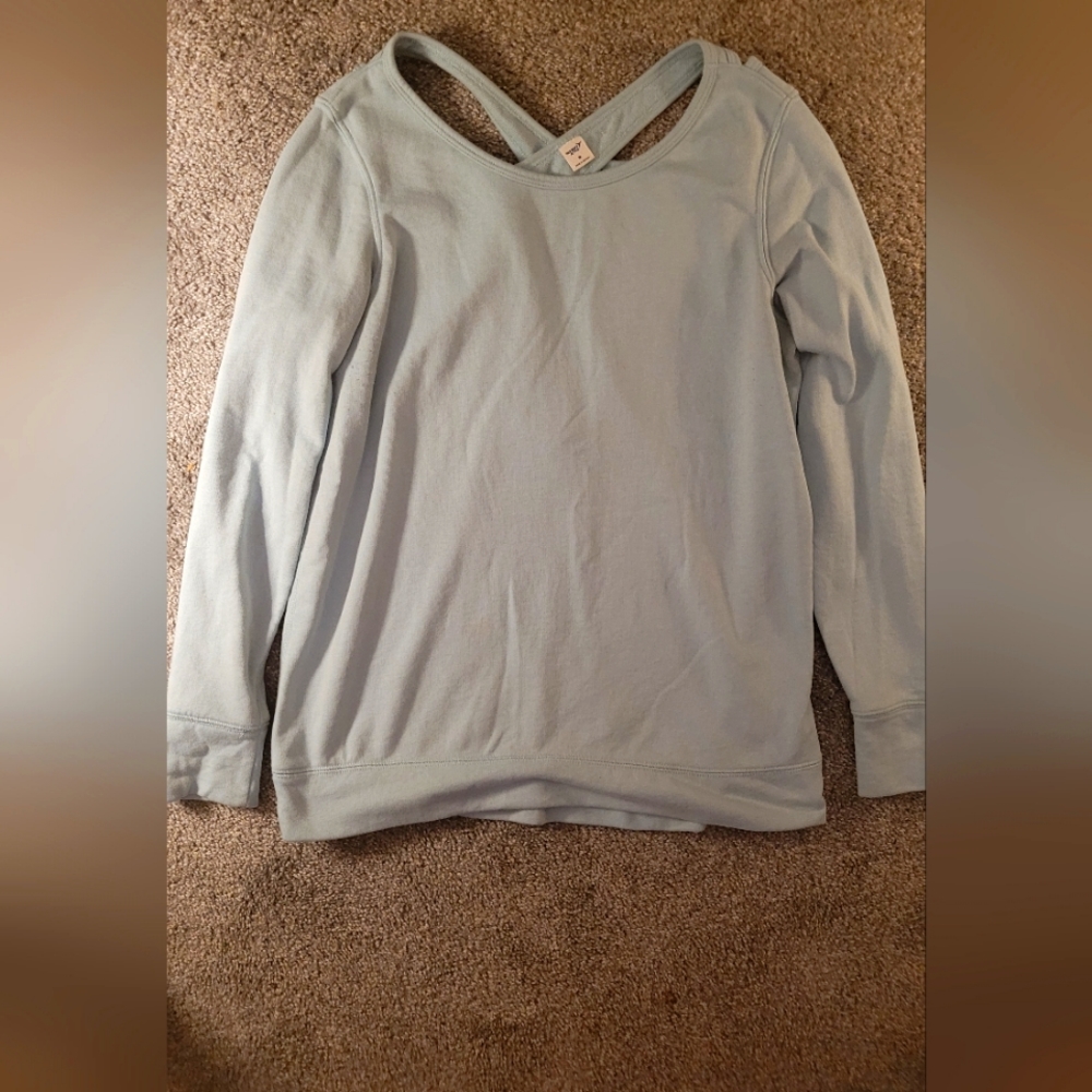 Light Blue Workout Sweater